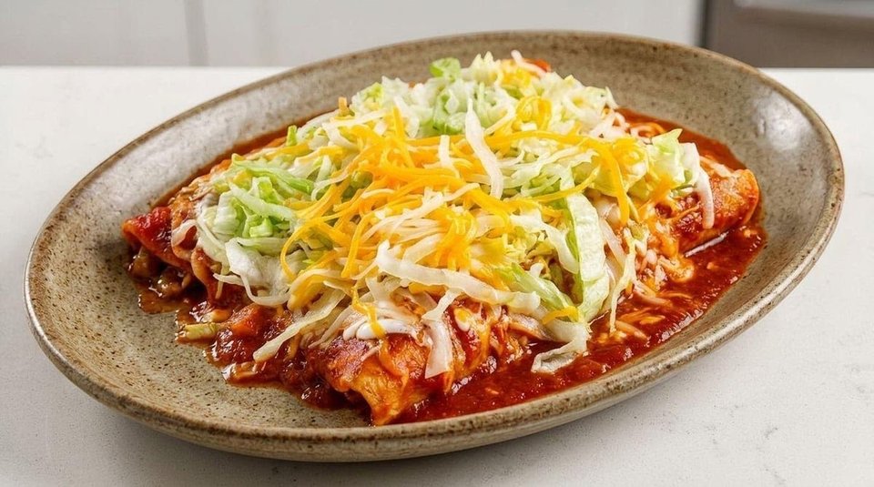 Close view of prepared Mexican dishes on a table.